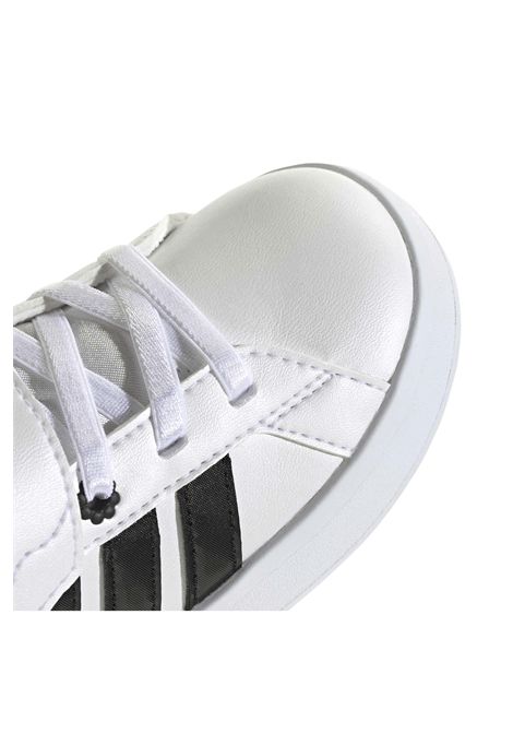 Adidas Grand Court 3.0 Shoes White Black Girls Infant ADIDAS CORE | Sneakers | KH9781-